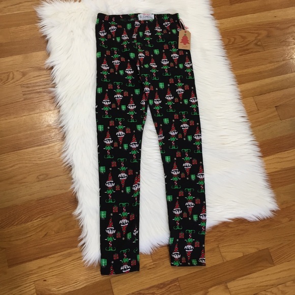 Other - Poof Fleece lining Christmas Leggings